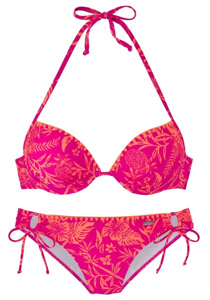 Venice Beach Push-Up-Bikini "Kensi" mit Kontrasthäkelkante günstig online kaufen