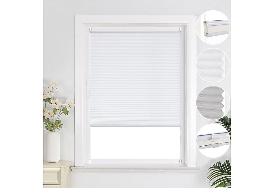 Joyswahl Plissee Maja, Lichtschutz, ohne Bohre, Klemmfix, Sonnenschutz, Sic günstig online kaufen