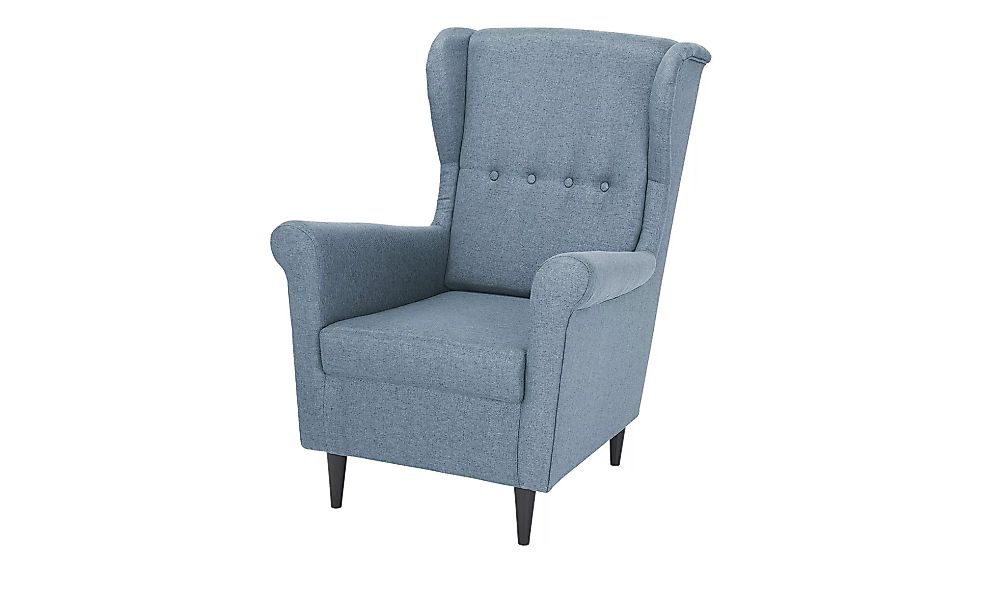 smart Sessel  Hubertine ¦ blau ¦ Maße (cm): B: 82 H: 102 T: 89 Polstermöbel günstig online kaufen