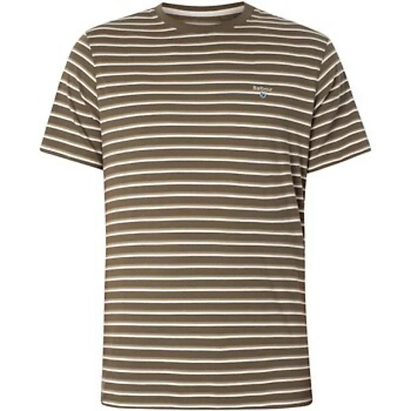 Barbour  T-Shirt T-Shirt mit Ponte-Streifen günstig online kaufen