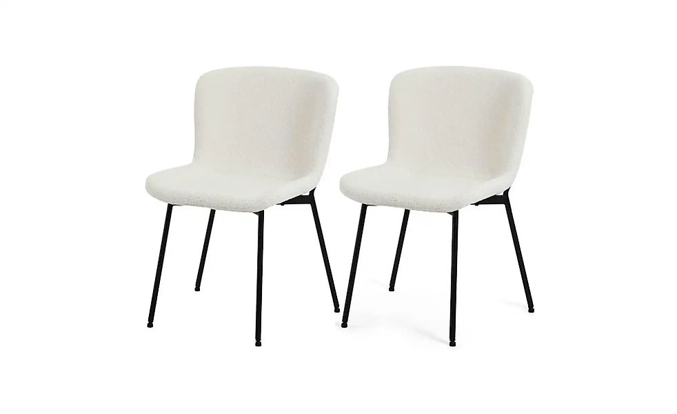 Furnhouse Esszimmerstuhl 2er-Set  Teddy ¦ creme ¦ Maße (cm): B: 52 H: 80 St günstig online kaufen