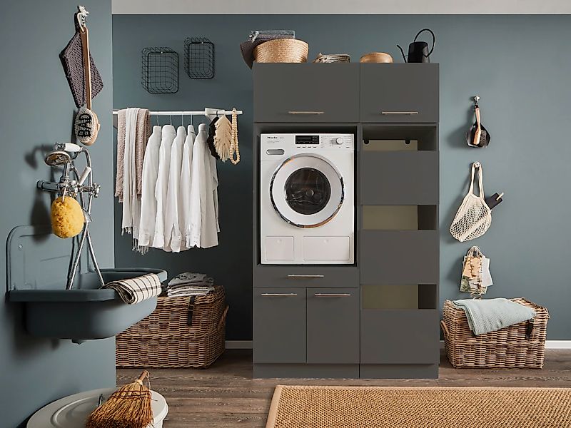 Laundreezy Mehrzweckschrank-Set "LAUNDREEZY LDSK5", Breite 117,5 cm günstig online kaufen