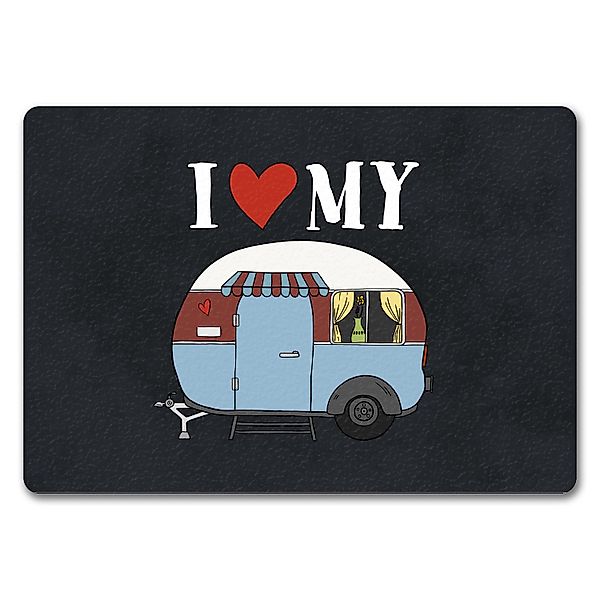 speecheese Fußmatte I love my Caravan günstig online kaufen