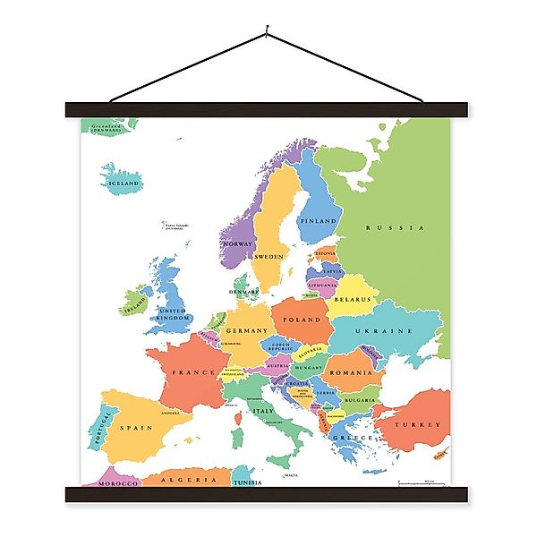 MuchoWow Poster Europa - Karte - günstig online kaufen