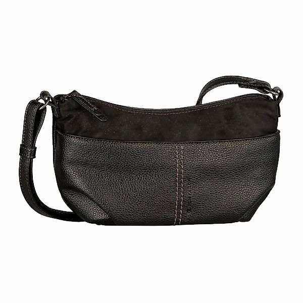 TOM TAILOR Handtasche "Miha", weiches Veloursimitat mit soft genarbtem Lede günstig online kaufen