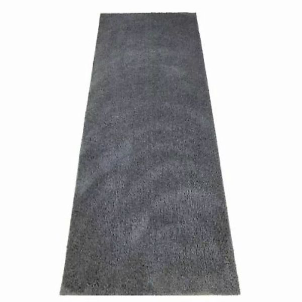 carpet city® Hochflor-Teppich Softshine Dunkelgrau anthrazit Gr. 120 günstig online kaufen