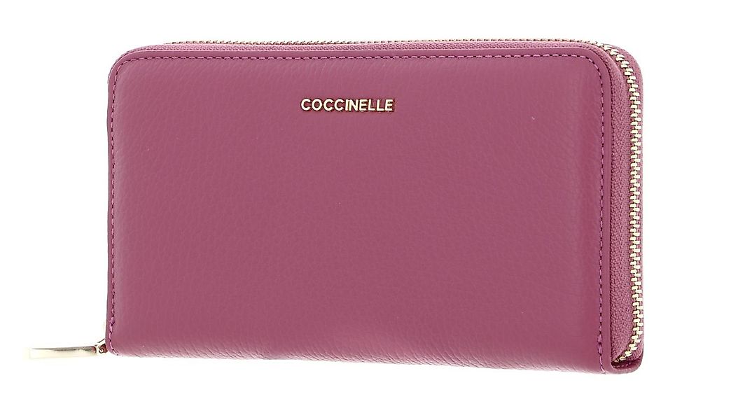COCCINELLE Geldbörse Metallic Soft, aus echtem günstig online kaufen