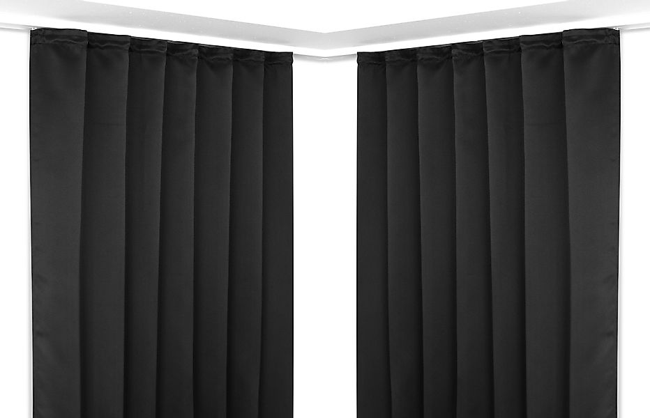 Beautex Verdunkelungsvorhang 2er Set Verdunkelungsgardine mit günstig online kaufen