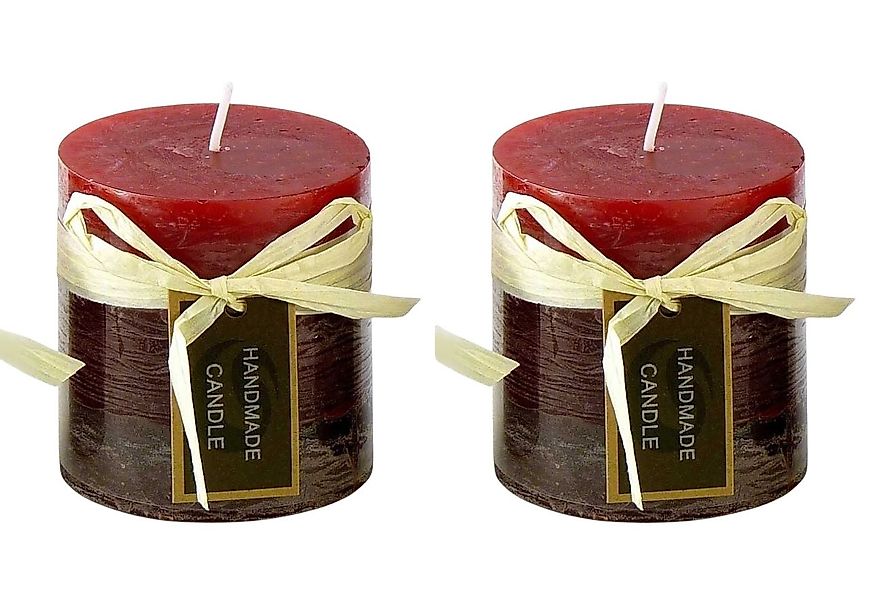 Small-Preis Stumpenkerze Premium Blending Colors Dunkelrot günstig online kaufen