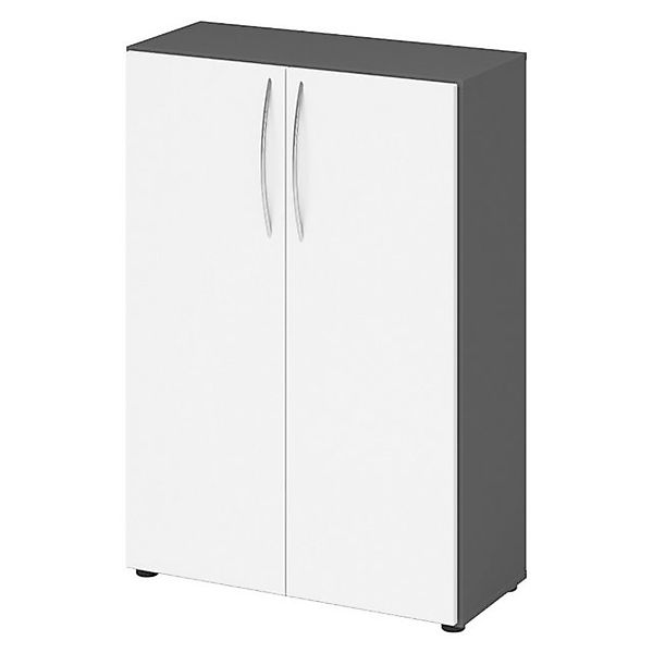 bümö Aktenschrank basic Aktenschrank Dekor: Graphit/Weiß günstig online kaufen