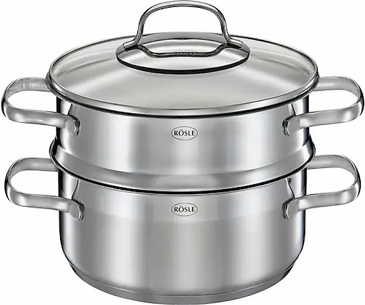 RÖSLE Dampfgartopf »ELEGANCE«, Edelstahl 18/10, mit Glasdeckel und Dampfauf günstig online kaufen