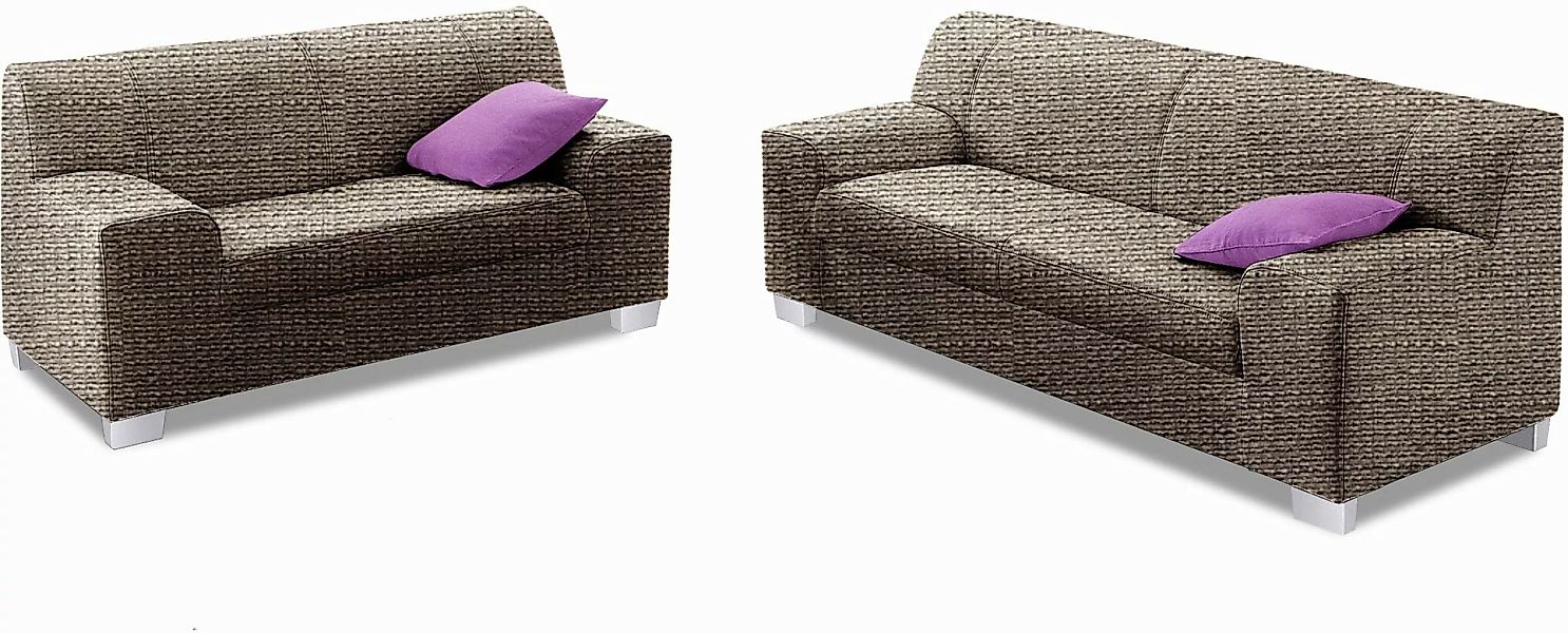 DOMO collection Polstergarnitur »Amando«, (Spar-Set), bestehend aus 2er- un günstig online kaufen