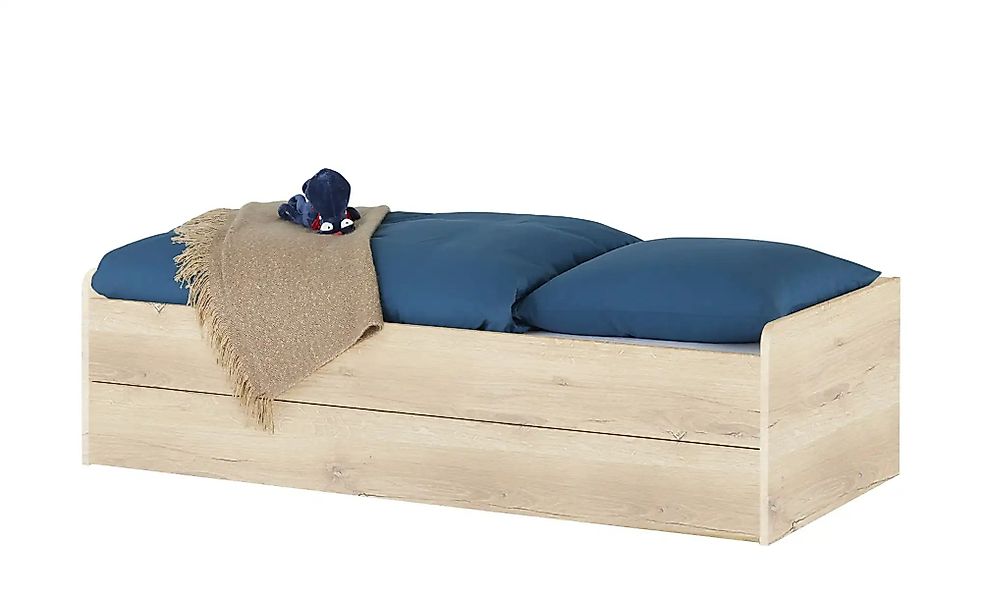 Stauraumbett  Grow Up ¦ holzfarben ¦ Maße (cm): B: 127 H: 54,5 Betten > Bet günstig online kaufen