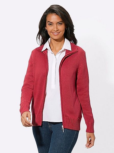 Witt Strickjacke Strickjacke Langarm Materialmix günstig online kaufen