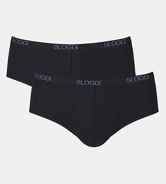 sloggi Midislip "Men Basic", (2er Pack), perfekter Sitz, mit Eingriff günstig online kaufen