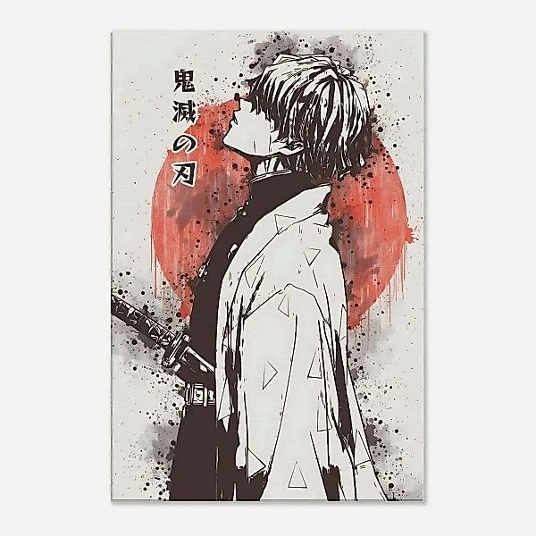SimpleCanvas Wandbild Zenitsu Vintage - Demon günstig online kaufen