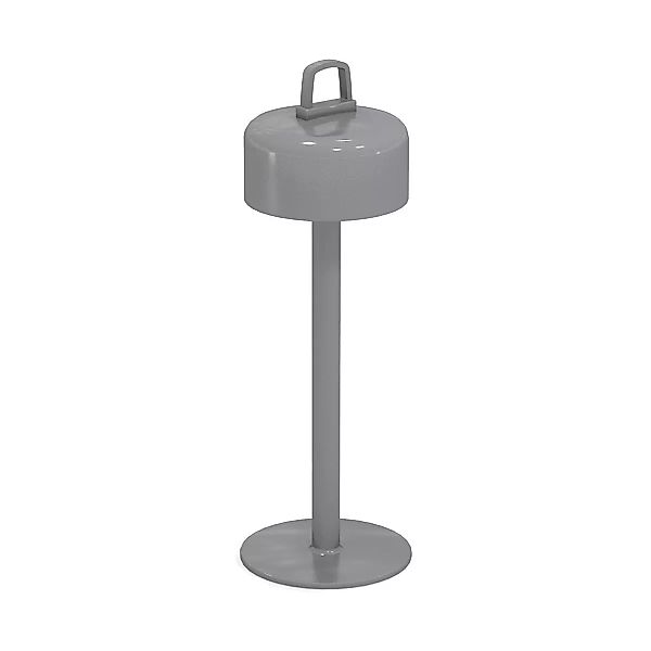 emu - Luciole LED Tischleuchte mit Akku - grau/glänzend/H x Ø 30x15cm/dimmb günstig online kaufen