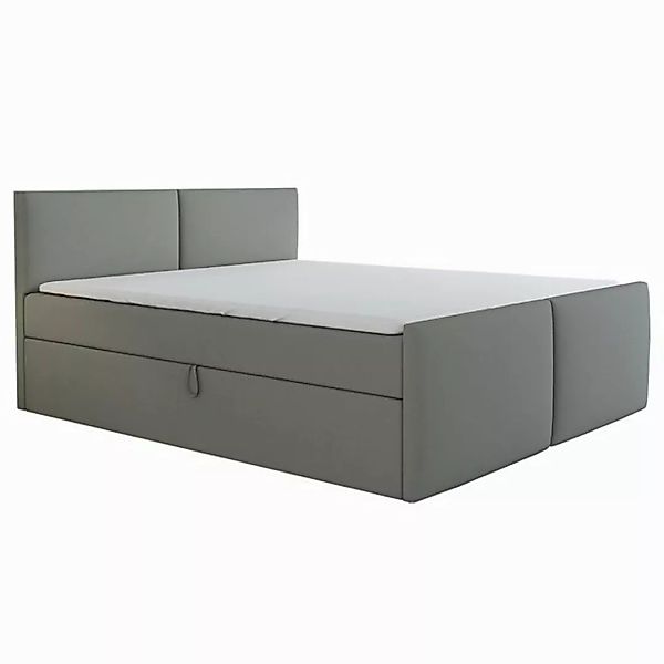 A&J MöbelLand GmbH Boxspringbett BRAN mit Bettkasten, Topper und gepolstert günstig online kaufen