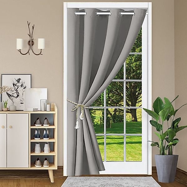 BYSURE Türvorhang (1 St), Ösen, blickdicht, Thermovorhang für Schlafzimmer, günstig online kaufen