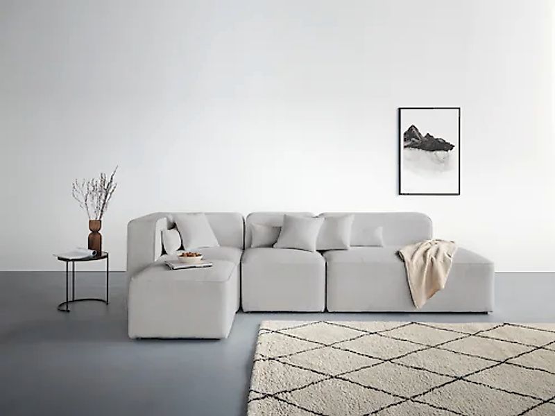 Home affaire Ecksofa »Sundstrup L-Form« Modulserie, individuelle Zusammenst günstig online kaufen