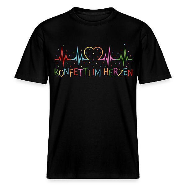 Spreadshirt T-Shirt Konfetti im Herzen Herzschlag günstig online kaufen