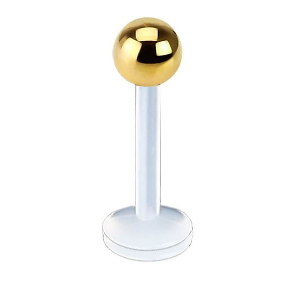 viva-adorno Piercing-Set Labret Lippenpiercing Bioflex Edelstahl günstig online kaufen