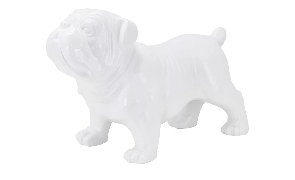Deko Hund - weiß - Dolomite - 44 cm - 23,3 cm - 29,5 cm - Sconto günstig online kaufen