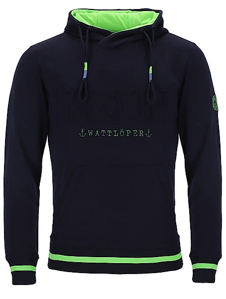 Wattlöper Kapuzenpullover Herren Sweathoody mit Moin-PopUp günstig online kaufen