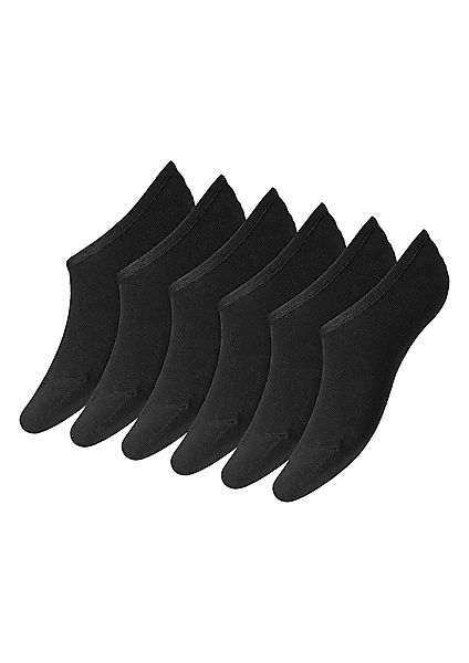 s.Oliver Füßlinge "essentials" 6 Paar tlg. mit rutschfester Silikonschicht günstig online kaufen