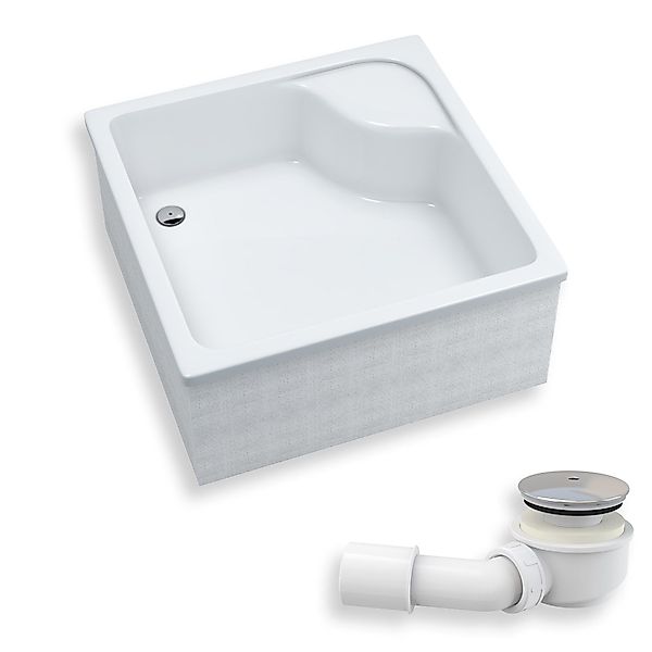 KOLMAN Duschwanne Dante Duschtasse, Quadratisch, Acryl, günstig online kaufen