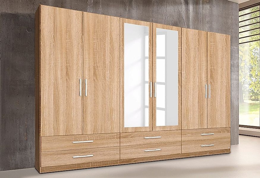 rauch Kleiderschrank "Hersbruck", mit 6 Schubkästen günstig online kaufen