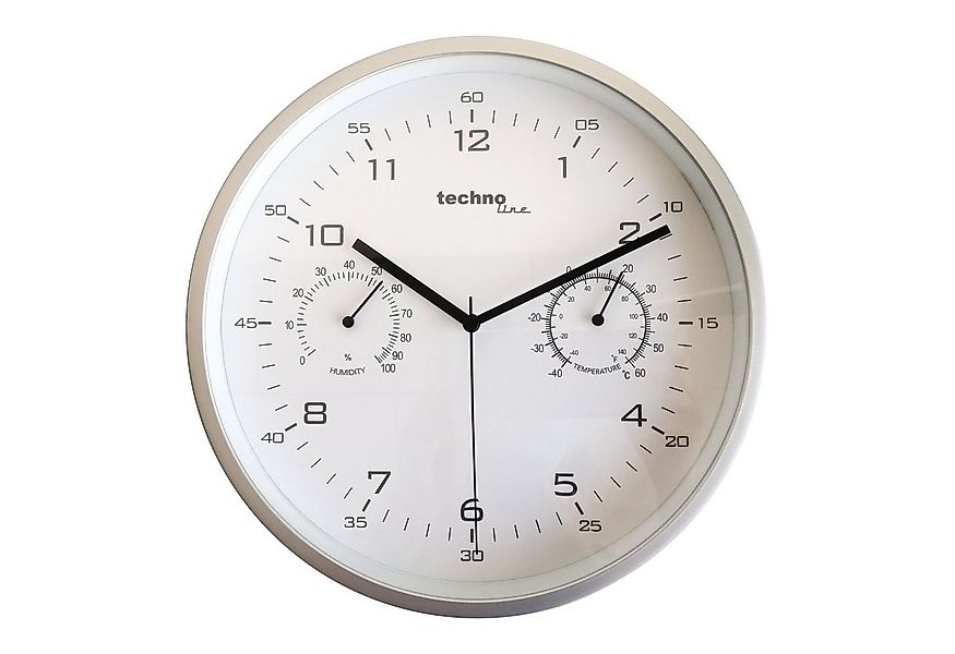 technoline Wanduhr WT 653 (mit Temperatur- und Luftfeuchteanzeige) günstig online kaufen