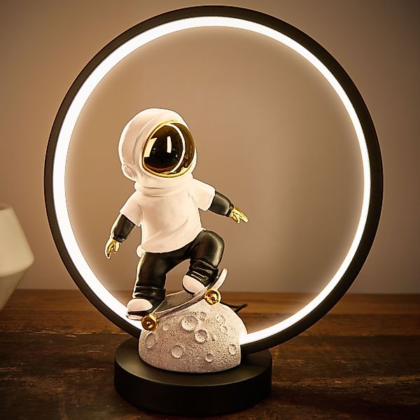 BRUBAKER LED Tischleuchte Astronaut Skateboarder auf günstig online kaufen