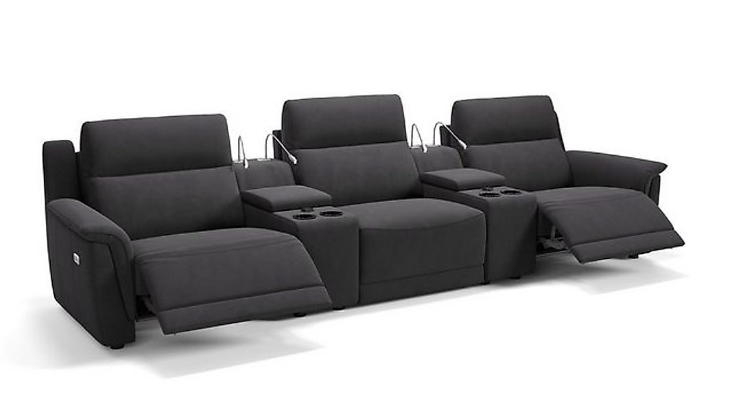 Sofanella 3-Sitzer Stoff MALITO, Heimkinosofa, Kinocouch, Funktionssofa, Ki günstig online kaufen