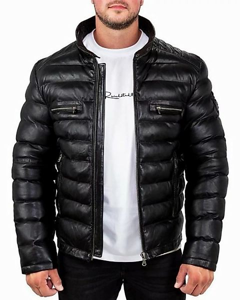 Reichstadt Bomberjacke Reichstadt Herren Bomber Echtleder Jacke RS016 Black günstig online kaufen