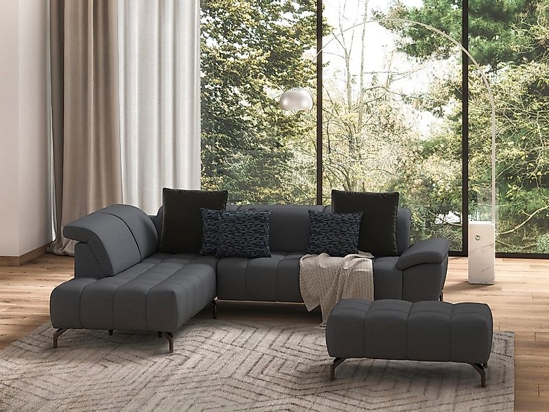 sit&more Ecksofa "Cool L-Form", wahlweise mit Kopfteilverstellung und Vorzi günstig online kaufen