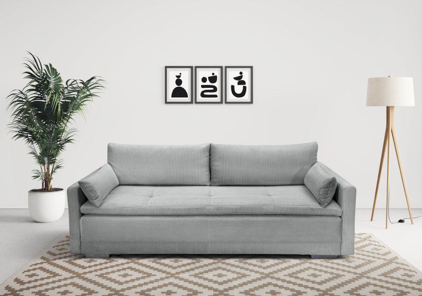 INOSIGN Schlafsofa "Andrea" mit Boxspringaufbau, Bettfunktion & Bettkasten, günstig online kaufen