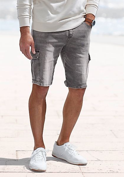 John Devin Shorts "Bermuda, kurze Jogger Pants", mit Cargotaschen, knielang günstig online kaufen