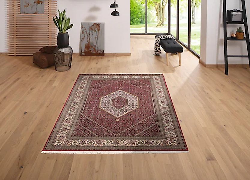 my home Orientteppich »Chandra«, rechteckig, 12 mm Höhe, handgeknüpft, 80% günstig online kaufen