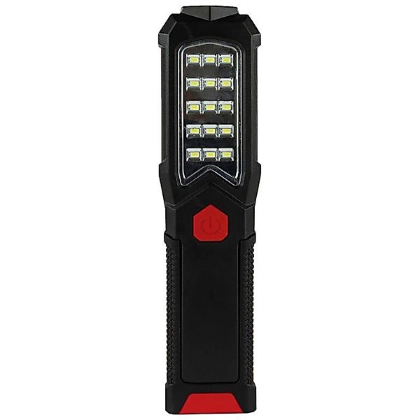 REV Ritter LED-Akku-Handlampe Torch mit Taschenlampe 400,m 6.500 K Schwarz- günstig online kaufen