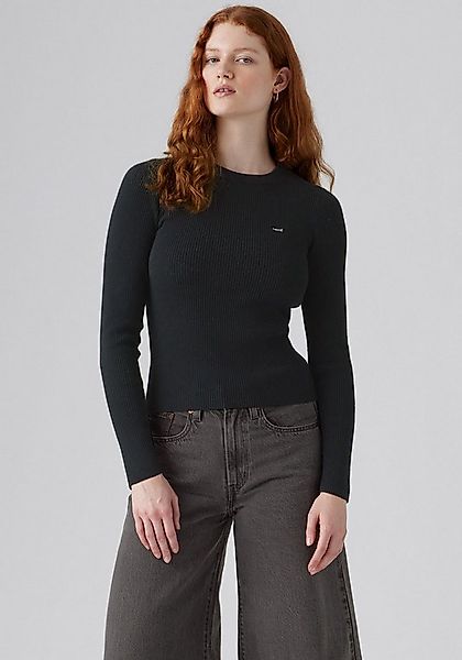 Levi's® Rundhalspullover RIB CREW SWEATER Geripptes Strickmuster günstig online kaufen