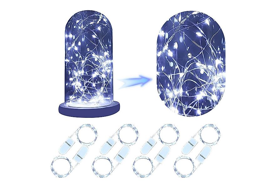 Nettlife LED-Lichterkette LED-Lichterketten Innen 8er-Pack 2M kaltesWeiß ba günstig online kaufen