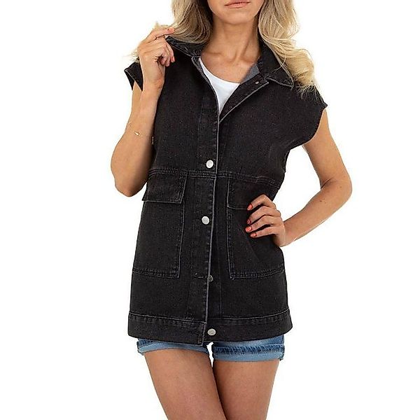 Ital-Design Jeansjacke Damen Freizeit Wickel Jeansstoff günstig online kaufen