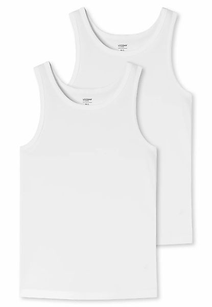 uncover by SCHIESSER Unterhemd "UNCOVER Cotton", (2er Pack), Rundhals, elas günstig online kaufen