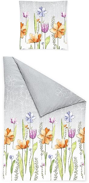 BIERBAUM Bettwäsche 3155, Seersucker, 2 teilig, günstig online kaufen