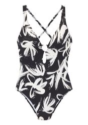 French Connection Badeanzug mit modischem Allover-Print günstig online kaufen