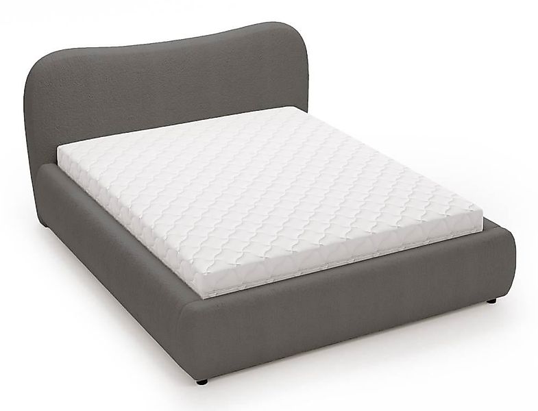 NADUVI Collection | Lavelle Bettgestell Bouclé mit Stauraum günstig online kaufen