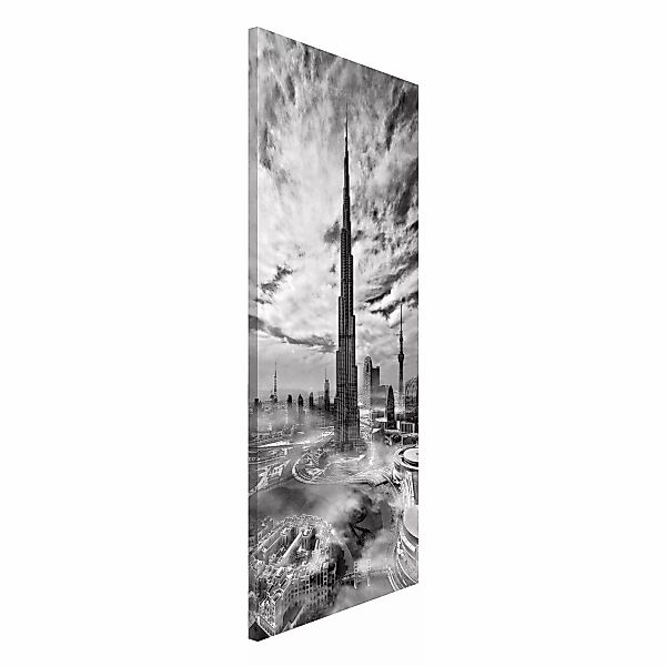 Magnettafel - Hochformat 1:2 Dubai Super Skyline günstig online kaufen