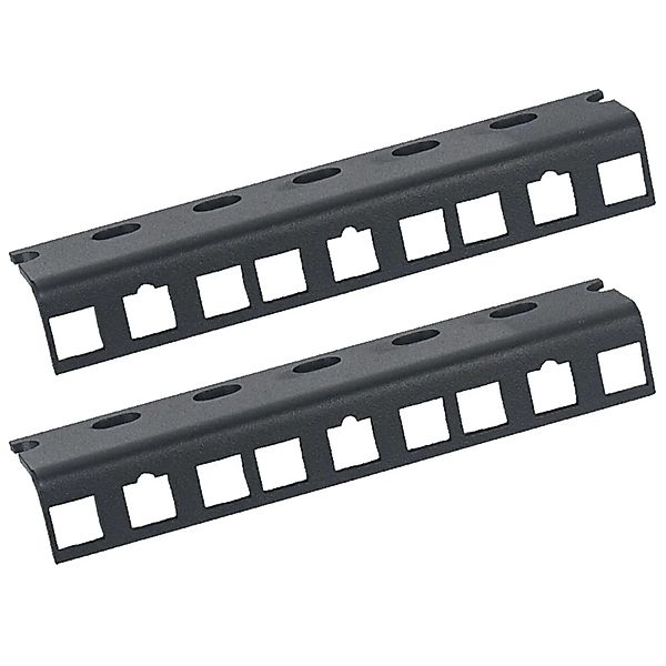 HMF 66803 Rackschiene für Serverschrank 2 Stück 10 Zoll 3 HE Schwarz günstig online kaufen