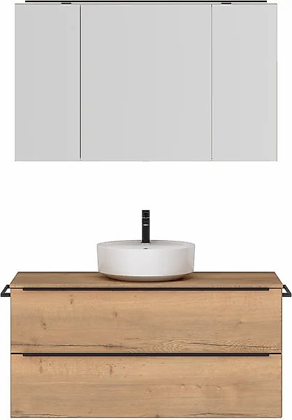 nobilia® Badmöbel-Set »Alvene« vormontiert, mit Soft-Close, 2 Stk. tlg. günstig online kaufen